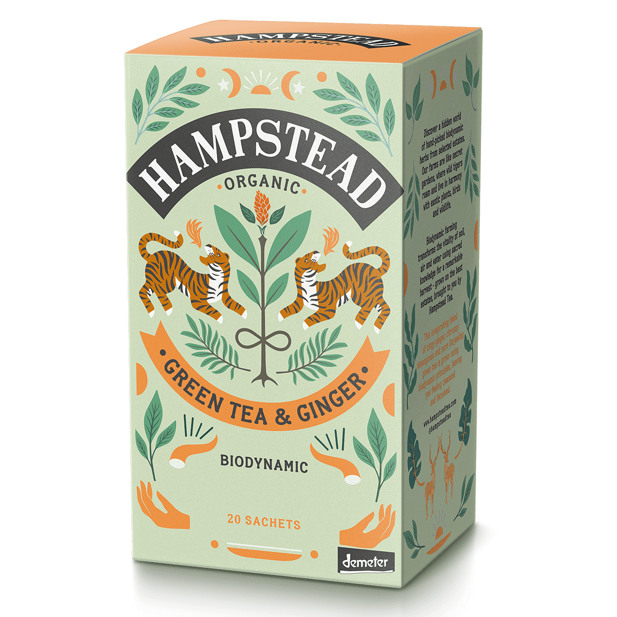 Hampstead Grøn te & ingefær - 20 breve