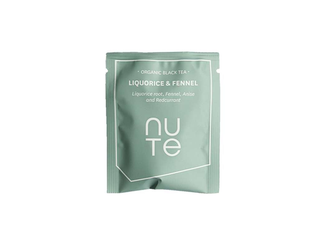 NUTE Liquorice & Fennel Organic - 1 stk - brev te