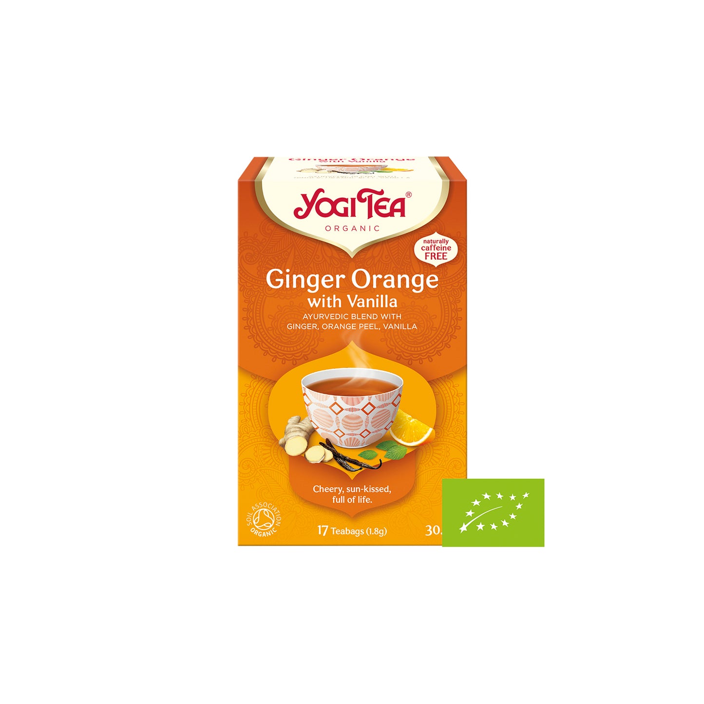 Yogi Tea Ginger Orange Vanilla - 17 stk - brev te
