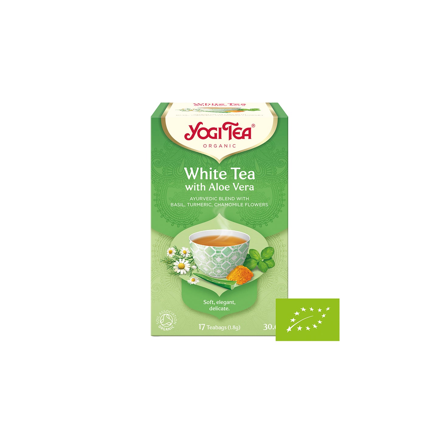 Yogi Tea White Tea Aloe Vera - 17 stk - brev te