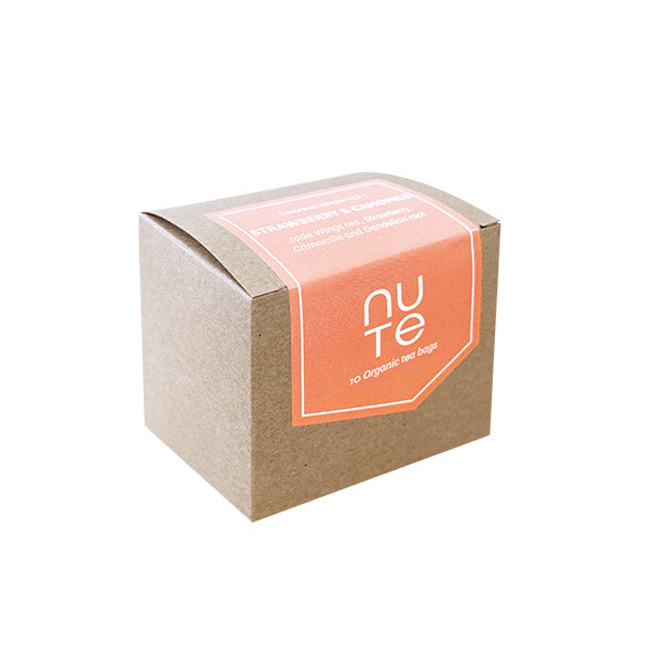 NUTE Green Strawberry & Camomille Organic - 10 stk - Brev te