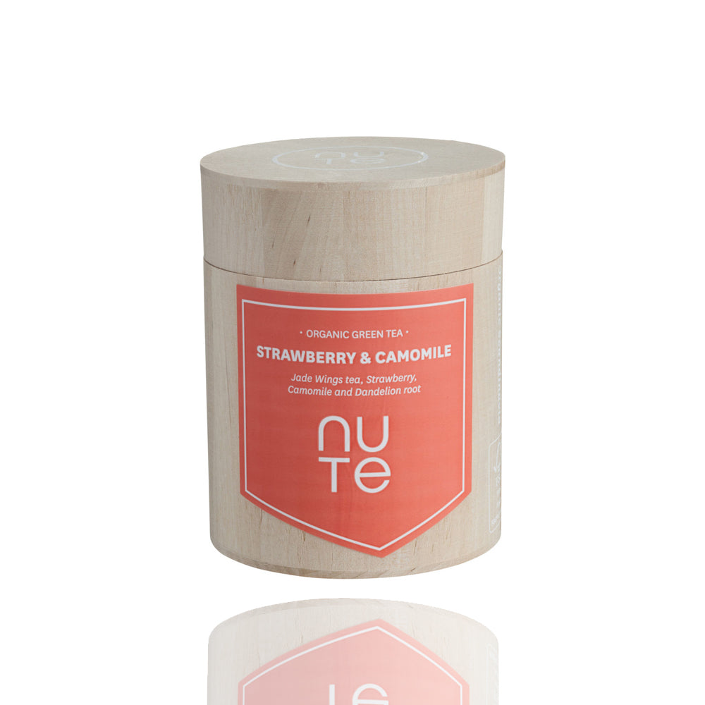 NUTE Green Strawberry & Camomille Organic - 100 - dåse