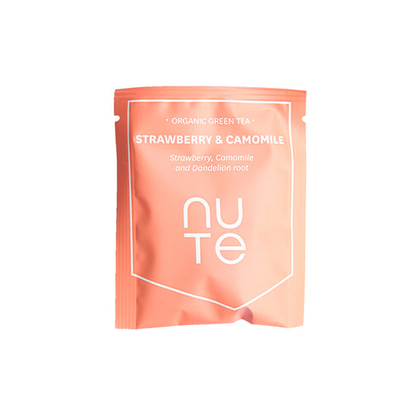 NUTE Green Strawberry & Camomille Organic - 10 stk - Brev te