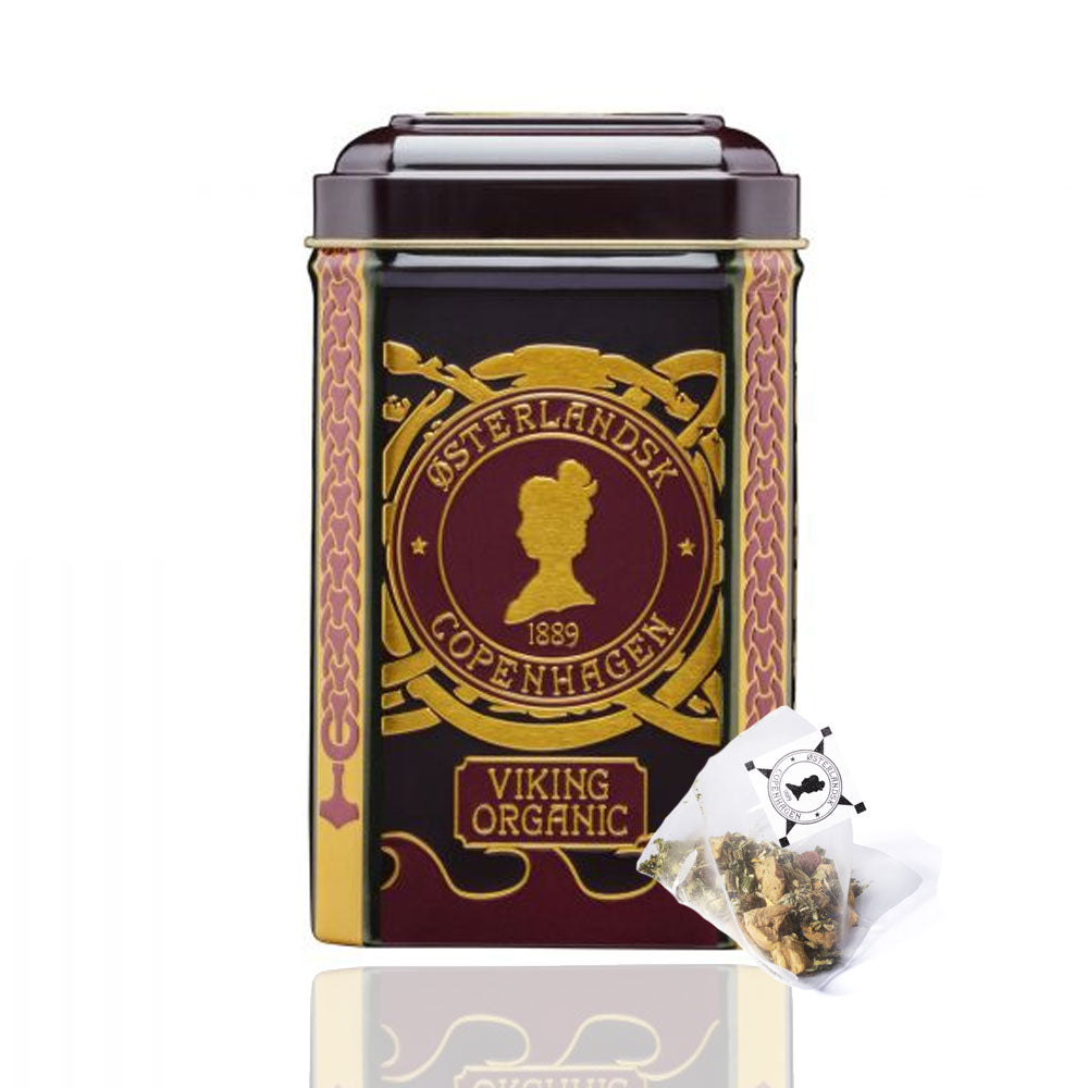 Østerlandsk viking organic brev te med indhold og pose