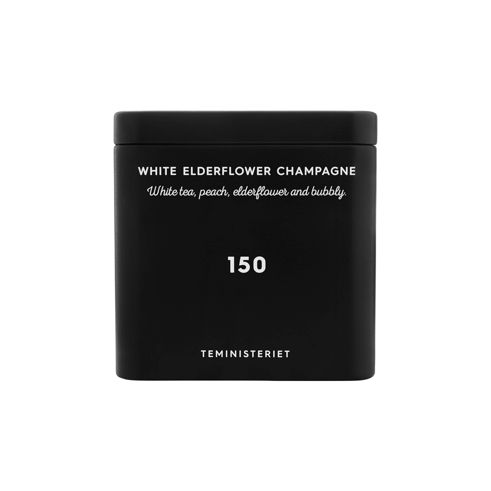150 White Elderflower Champagne, Teministeriet - 50g - dåse
