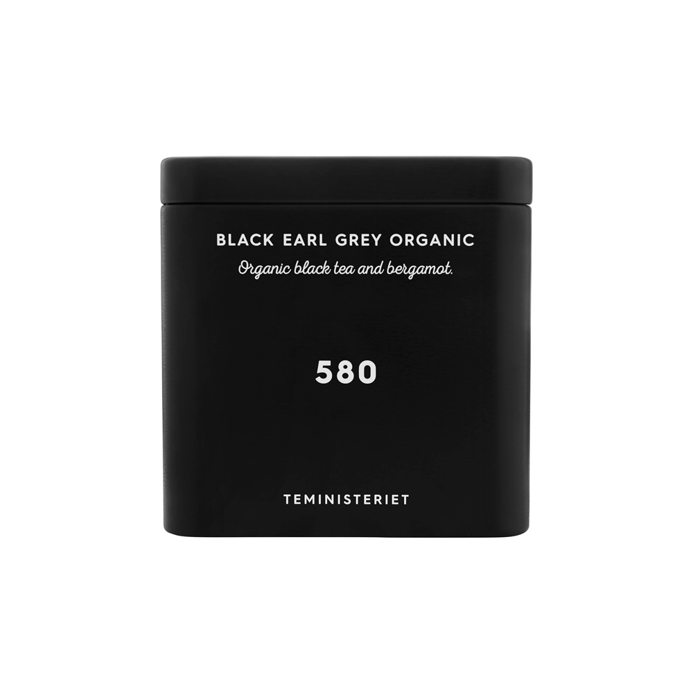 580 Black Earl Grey Organic, Teministeriet - 100g - dåse