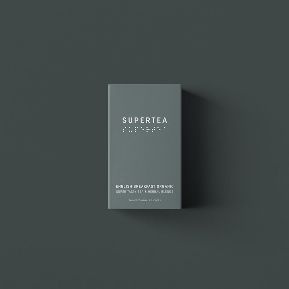 Supertea, English Breakfast Organic - 20 stk - brev te