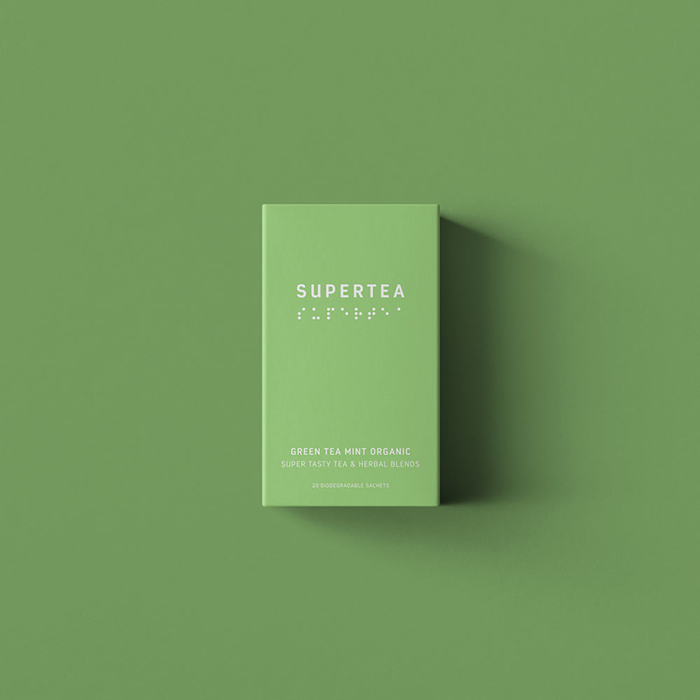 Supertea, Green Tea Mint Organic - 20 stk - brev te