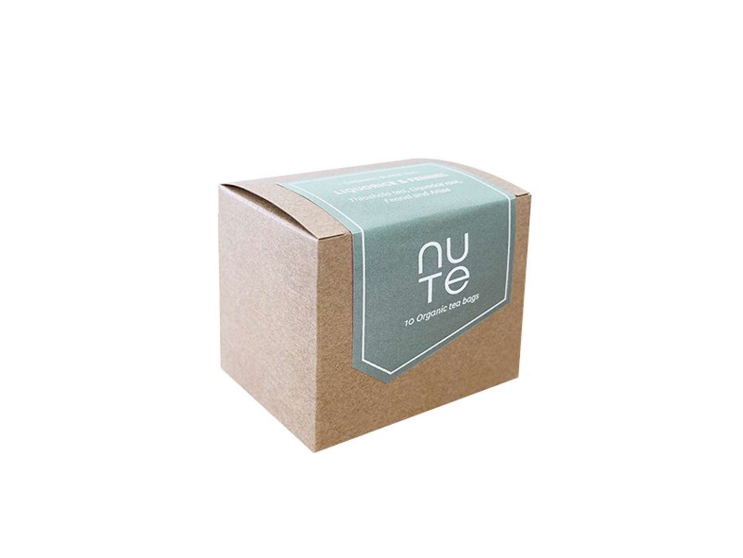NUTE Liquorice & Fennel Organic - 10 stk - brev te