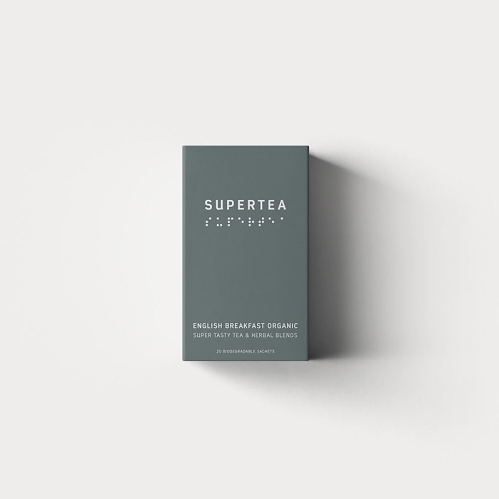 Supertea, English Breakfast Organic - 20 stk - brev te
