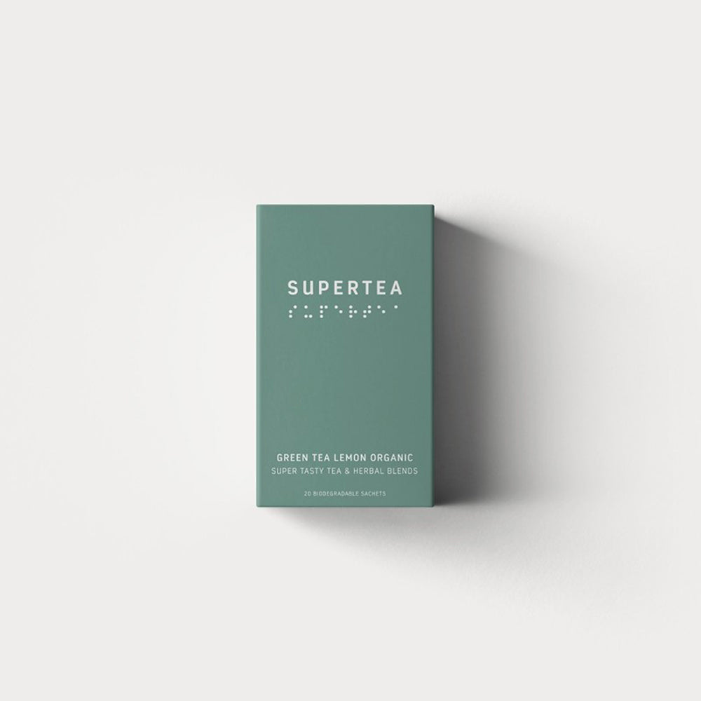 Supertea, Green tea lemon organic - 20 stk - brev te