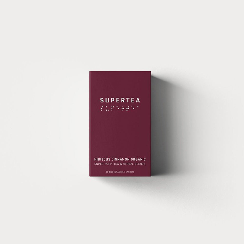 Supertea, Hibiscus Cinnamon Organic - 20 stk - brev te