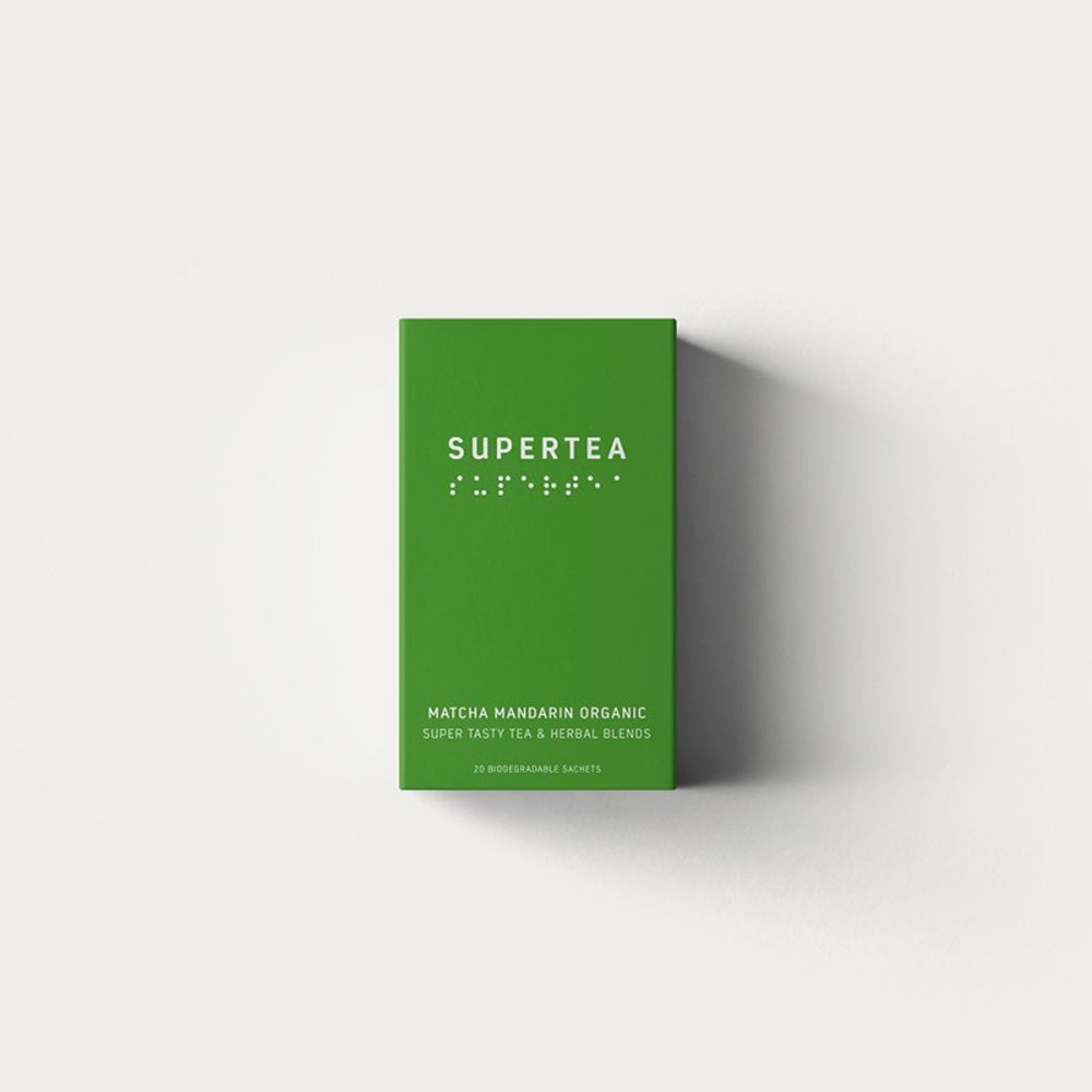 Supertea, Matcha mandarin organic - 20 stk - brev te