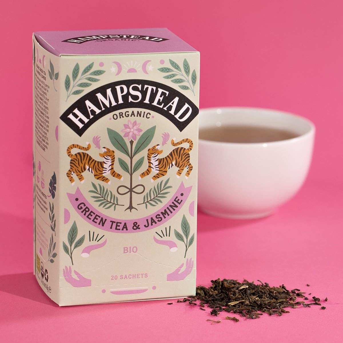 Hampstead Grøn te og Jasmin - 20 breve