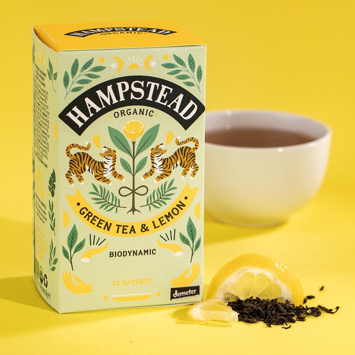 Hampstead Grøn te & citron - 20 breve