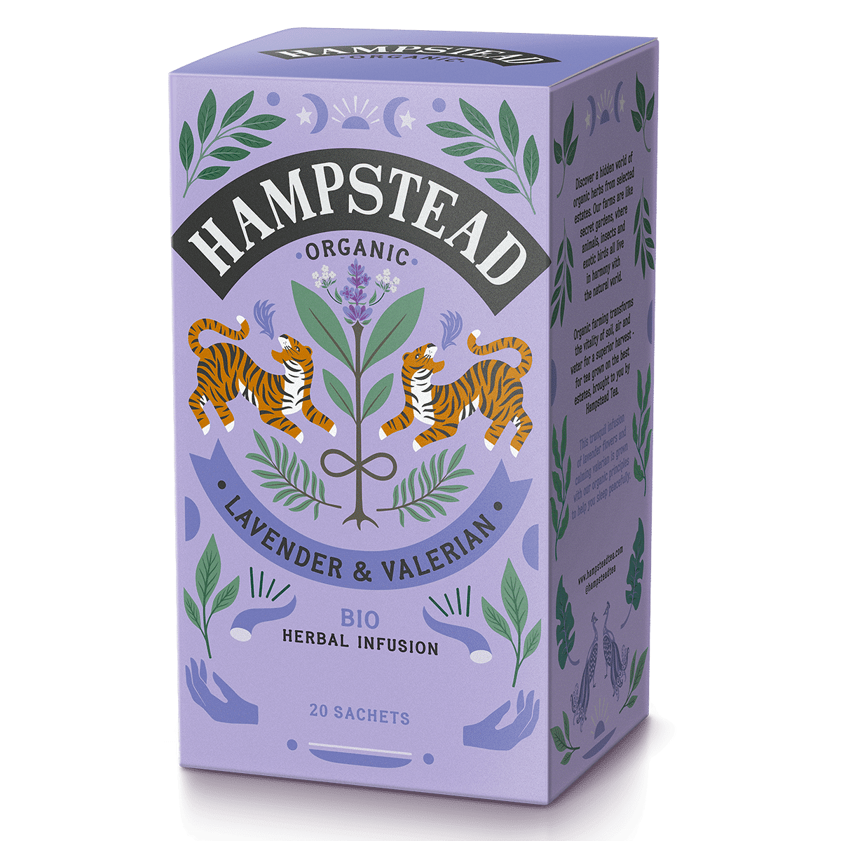 Hampstead Lavendel & Baldrian te - 20 breve