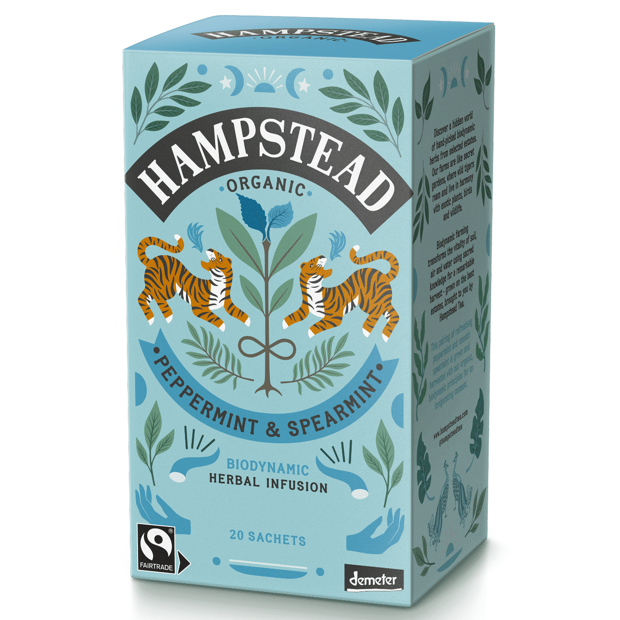 Hampstead Pebermynte & Grøn Mynte te - 20 breve