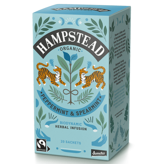 Hampstead Pebermynte & grøn mynte te - 20 breve