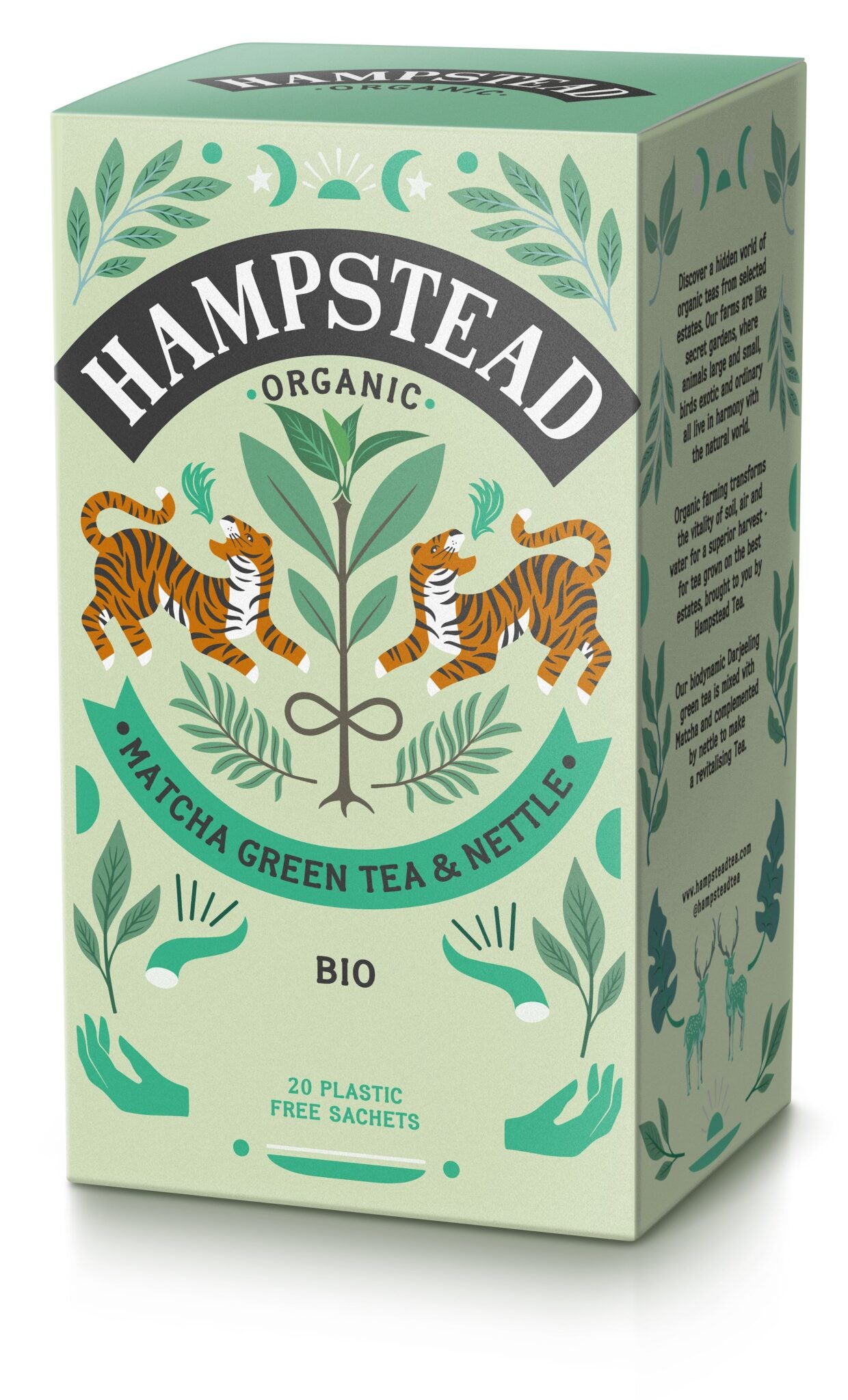 Hampstead Matcha Grøn Te & Brændenælde - 20 breve