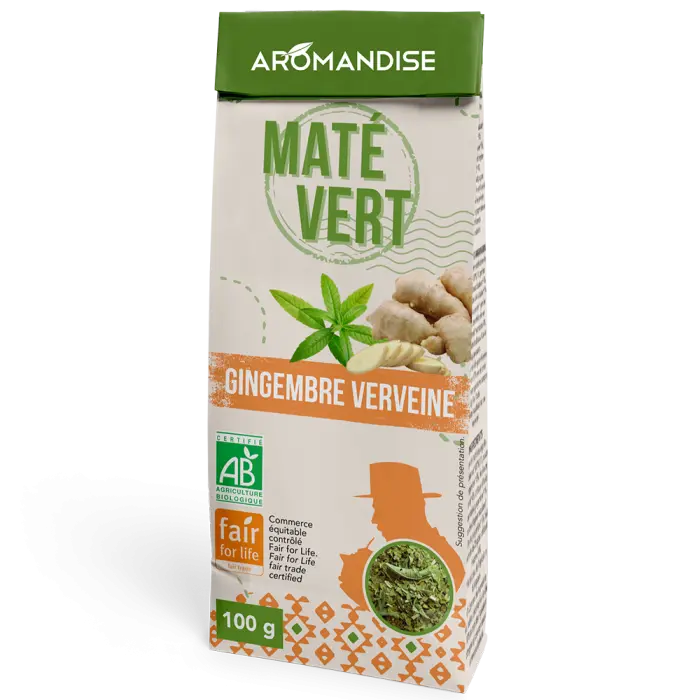 Aromandise Mate med ingefær og verbena