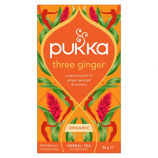Pukka Three Ginger Tea Organic - 20 stk - brev te