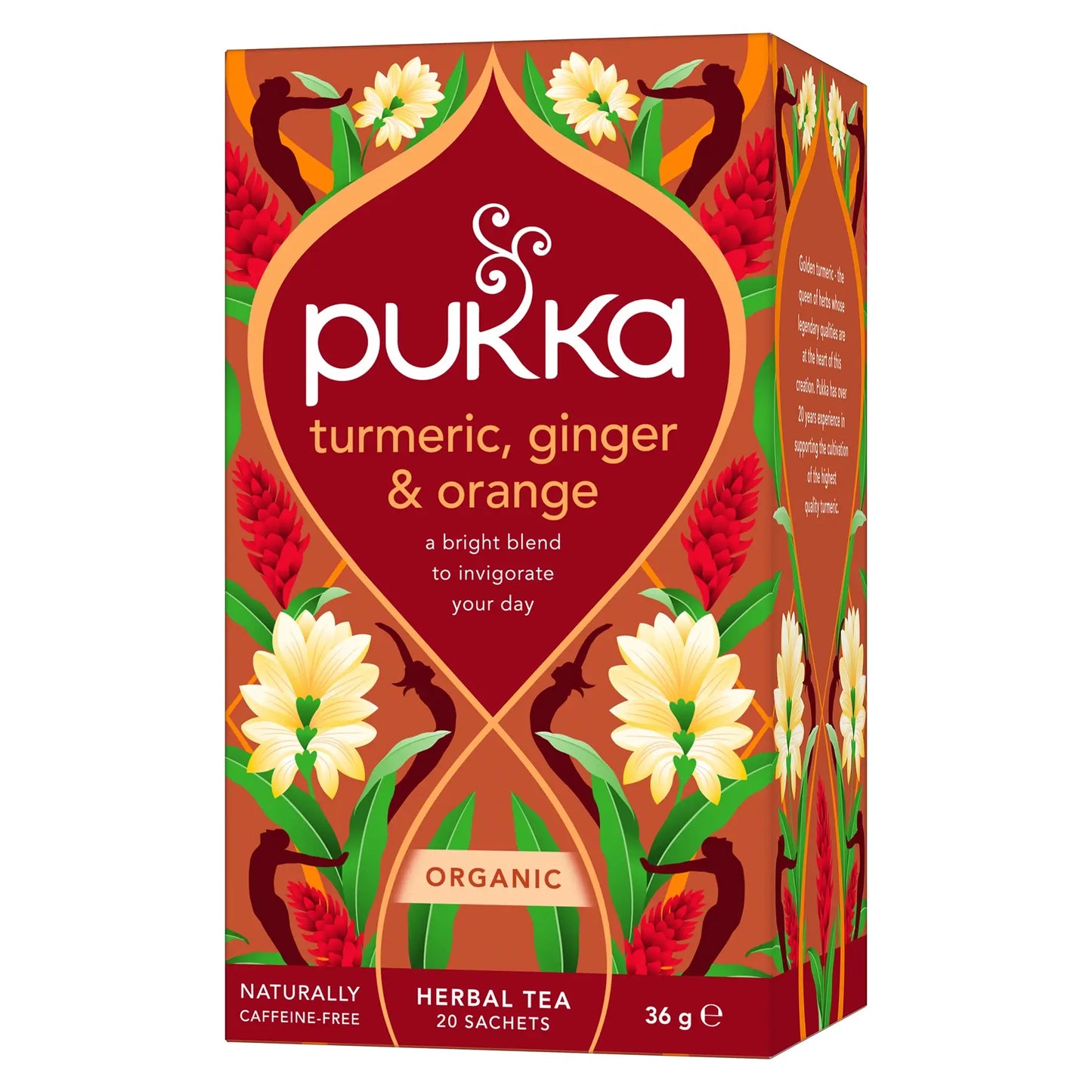 Pukka Turmeric, Ginger & Orange Tea, Organic - 20 stk - brev te