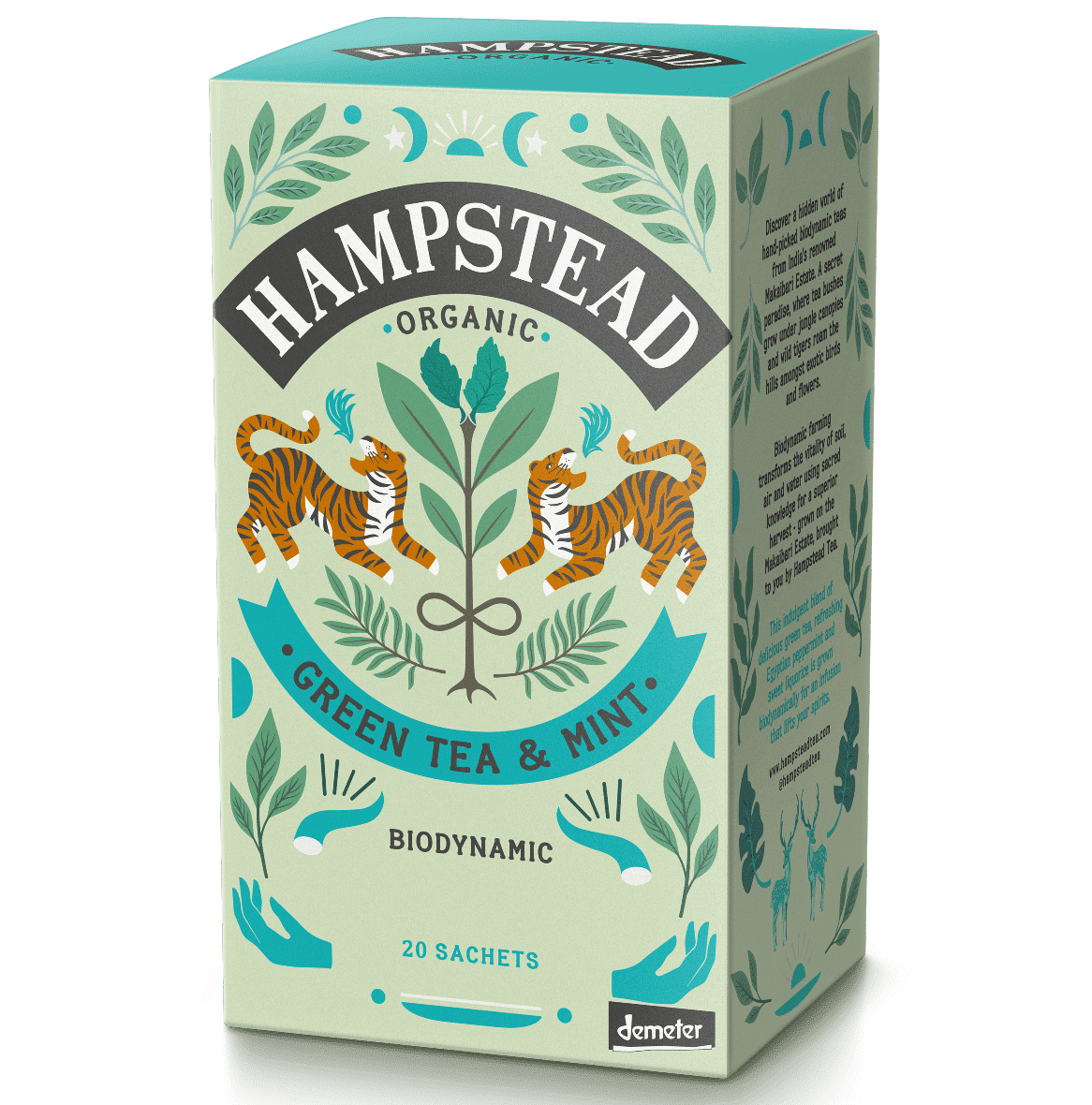 Hampstead Grøn Te og Mynte - 20 breve