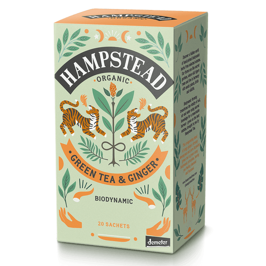 Hampstead Grøn te & ingefær - 20 breve