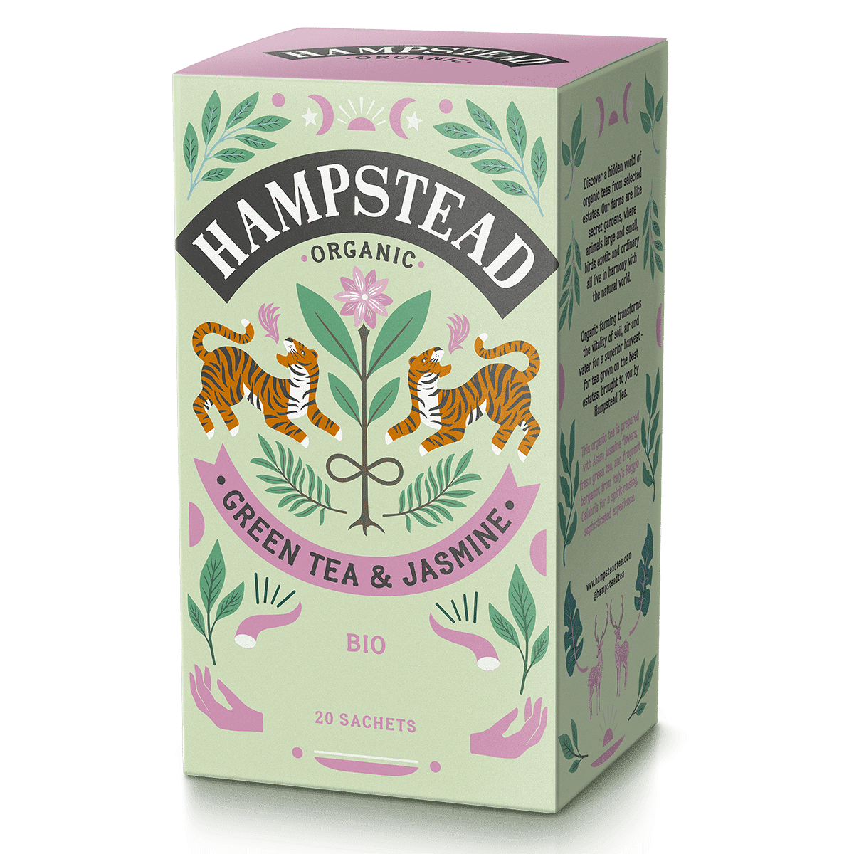 Hampstead grøn te og jasmin - 20 breve