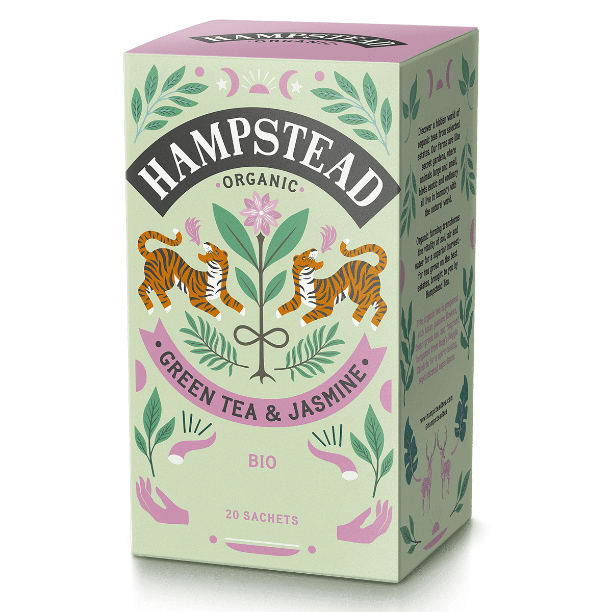 Hampstead Grøn te og Jasmin - 20 breve