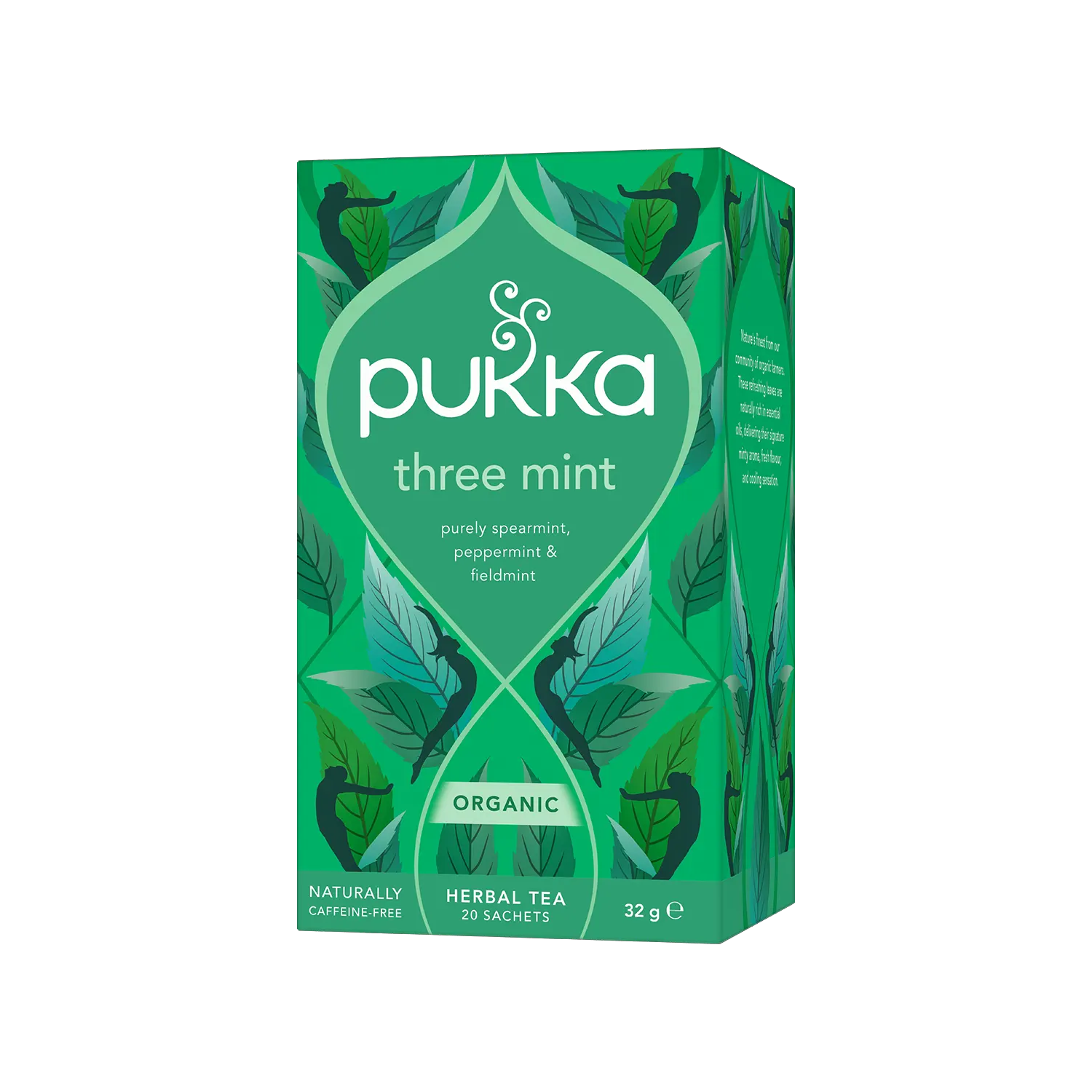 Pukka Three Mint Tea, Organic - 20 stk - brev te