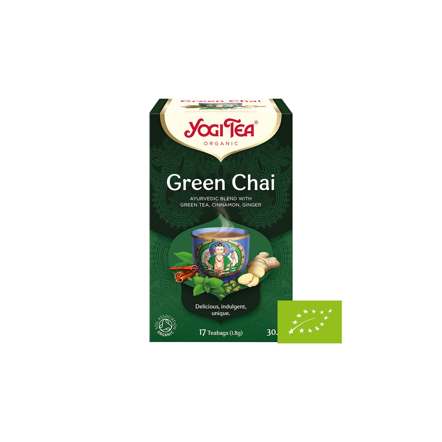 Yogi Tea Green Chai - 17 stk - brev te