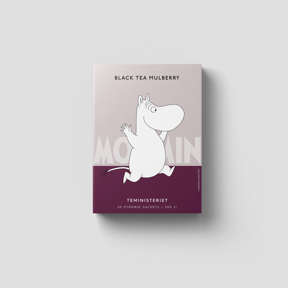 Moomin Black Tea Mulberry - 20 stk - brev te
