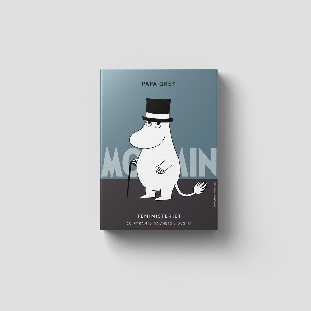 Moomin Papa Grey - 20 stk - brev te