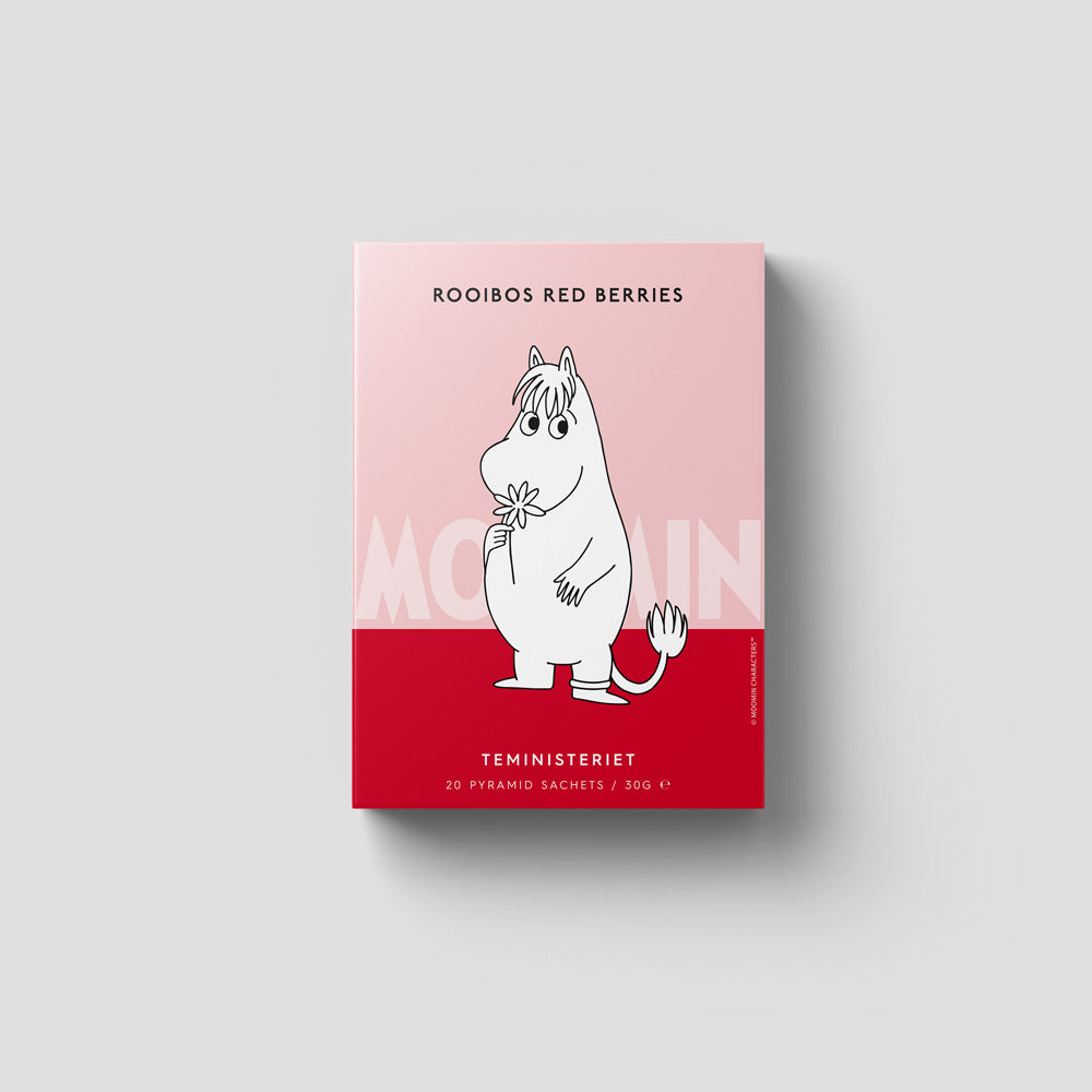 Moomin Rooibos med røde bær på teago