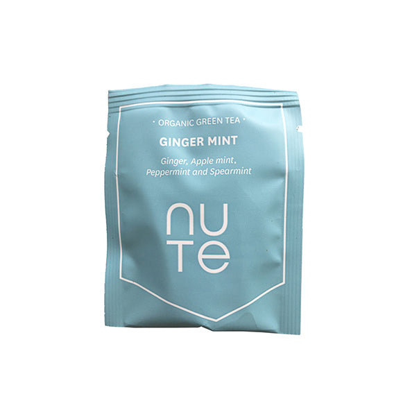 NUTE Green Ginger Mint Organic - 10 stk - Brev te