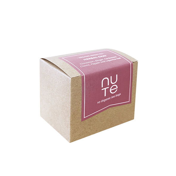 NUTE Herbal Chai Organic - 10 stk - Brev te