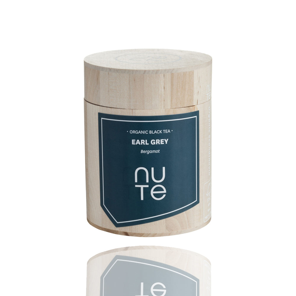 NUTE Earl Grey Organic, te på dåse - 100g - dåse