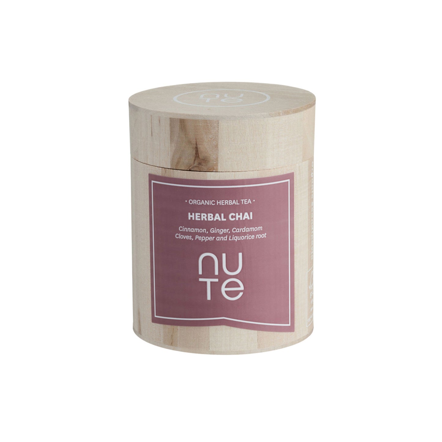 NUTE Herbal Chai Organic - 100g - dåse
