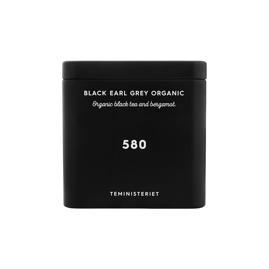 580 Black earl grey organic, teministeriet - 100g - dåse