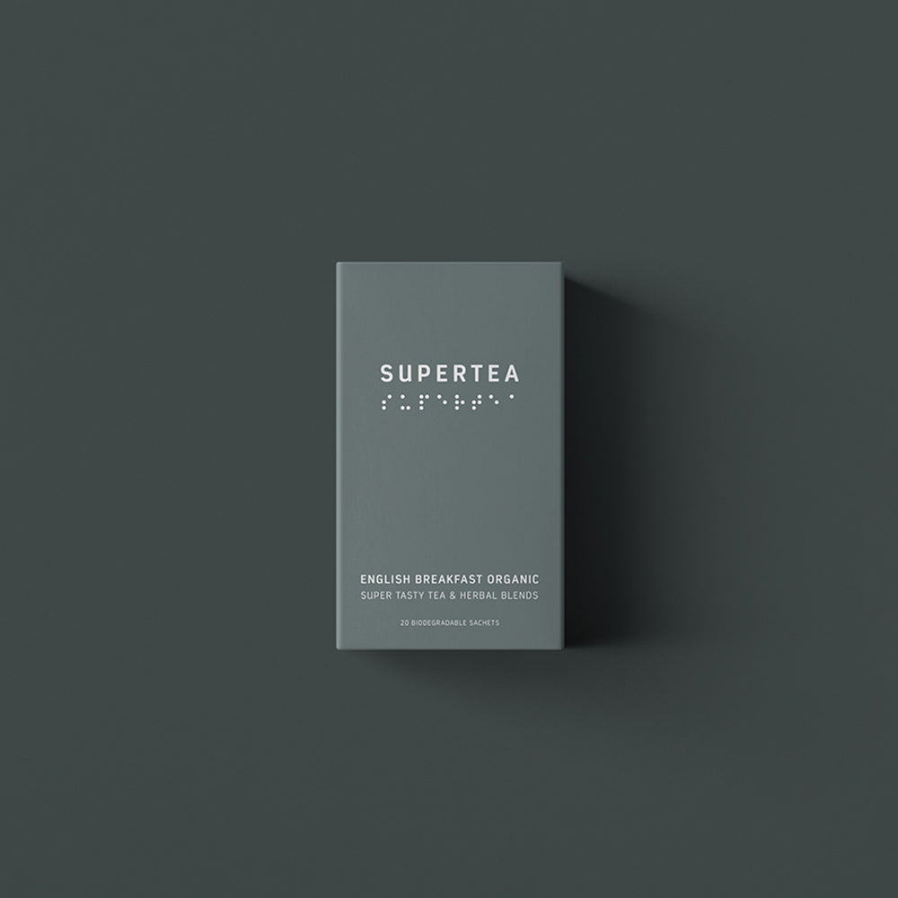 Supertea, English breakfast organic - 20 stk - brev te