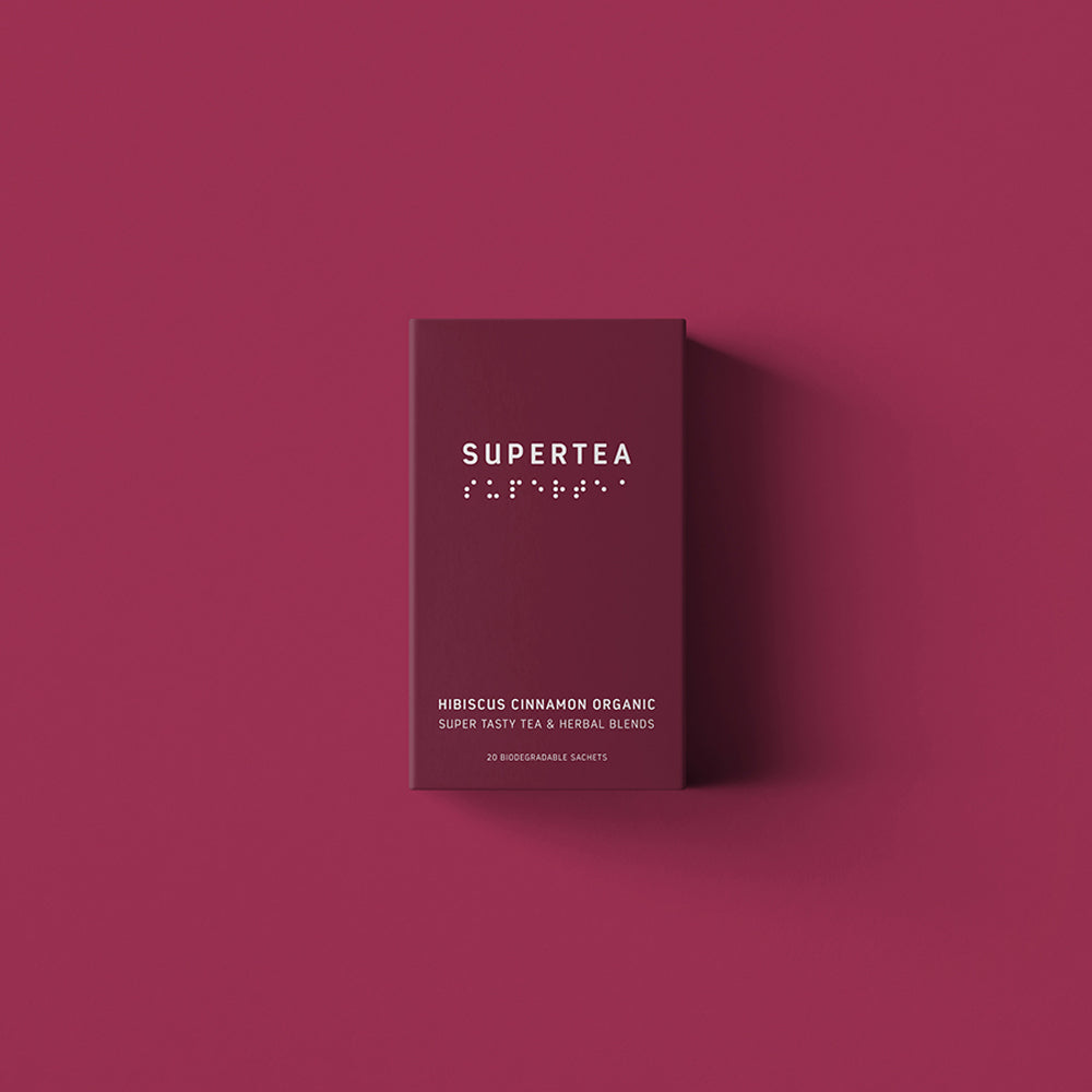 Supertea, Hibiscus Cinnamon Organic - 20 stk - brev te