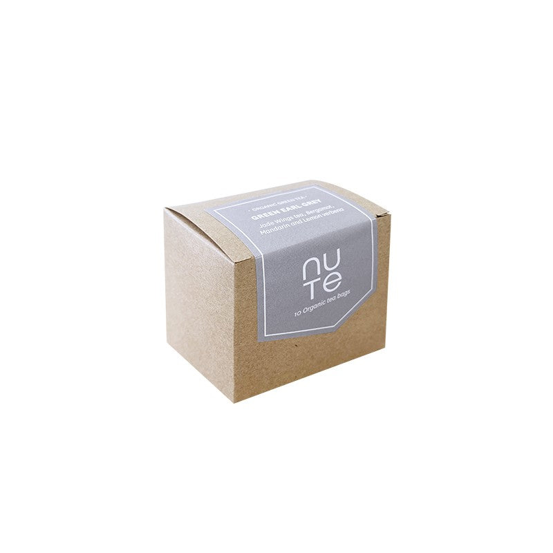 NUTE Green Earl Grey - Bergamot Te Organic - 10 stk - Brev te