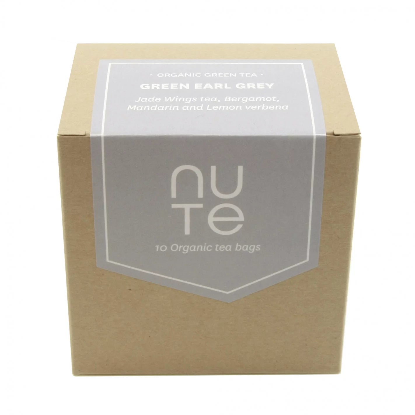 NUTE Green Earl Grey - Bergamot Te Organic - 10 stk - Brev te