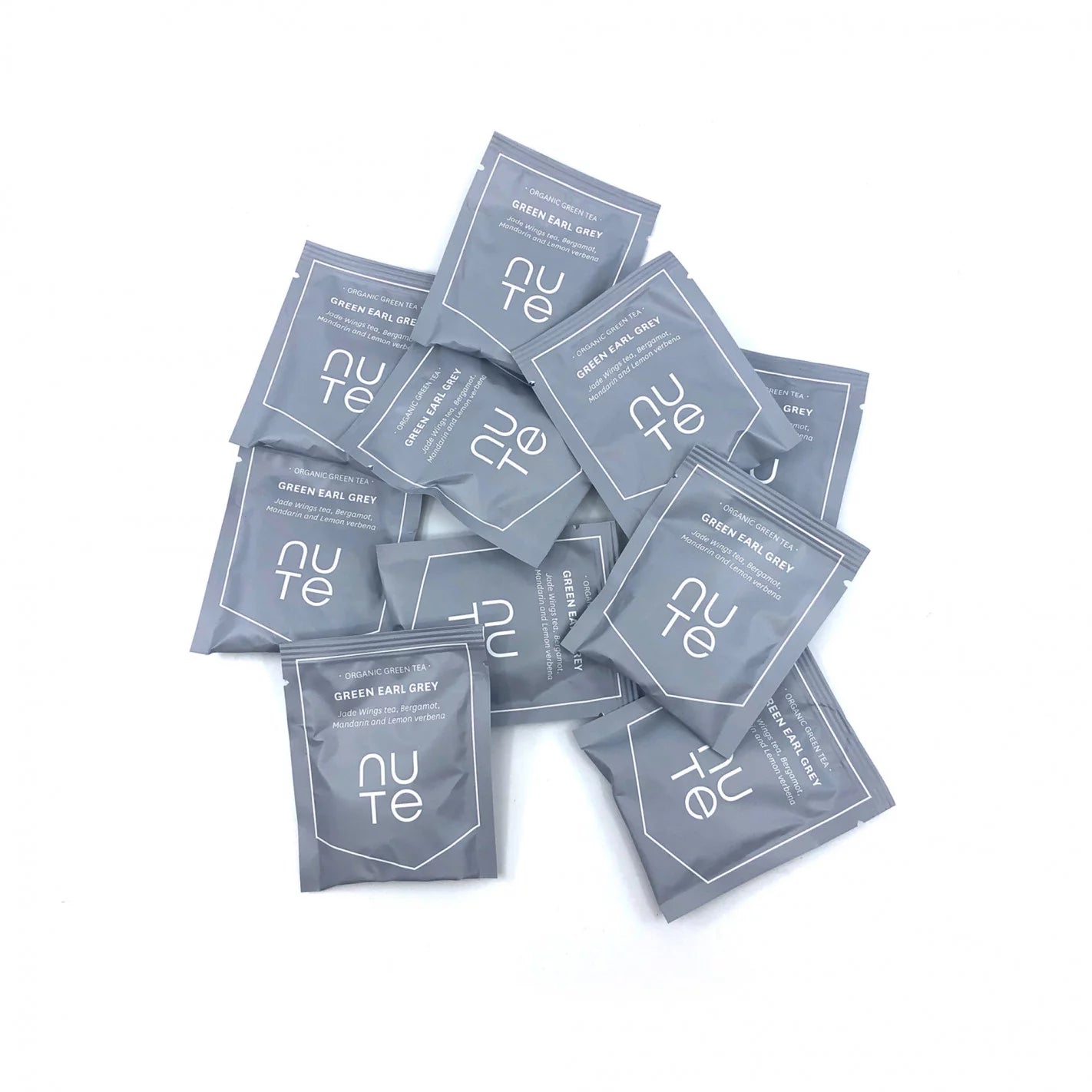 NUTE Green Earl Grey - Bergamot Te Organic - 10 stk - Brev te