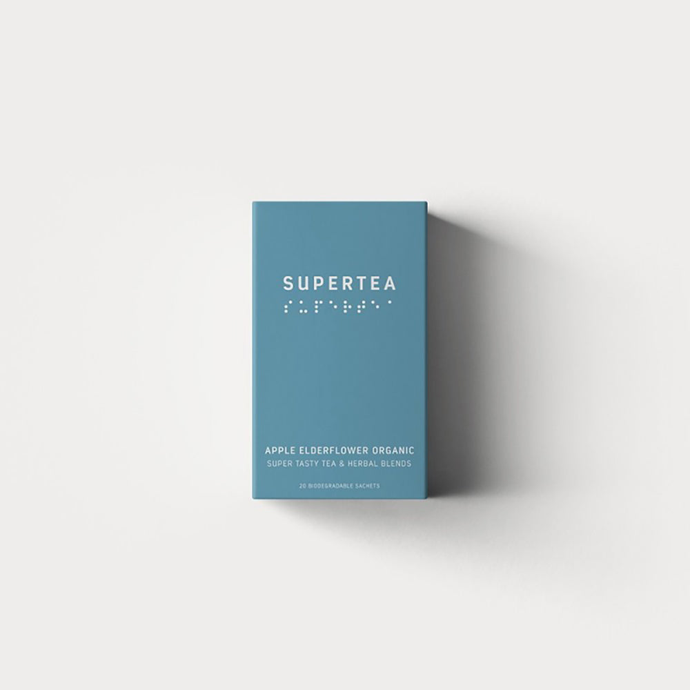 Supertea, Apple elderflower organic - 20 stk - brev te