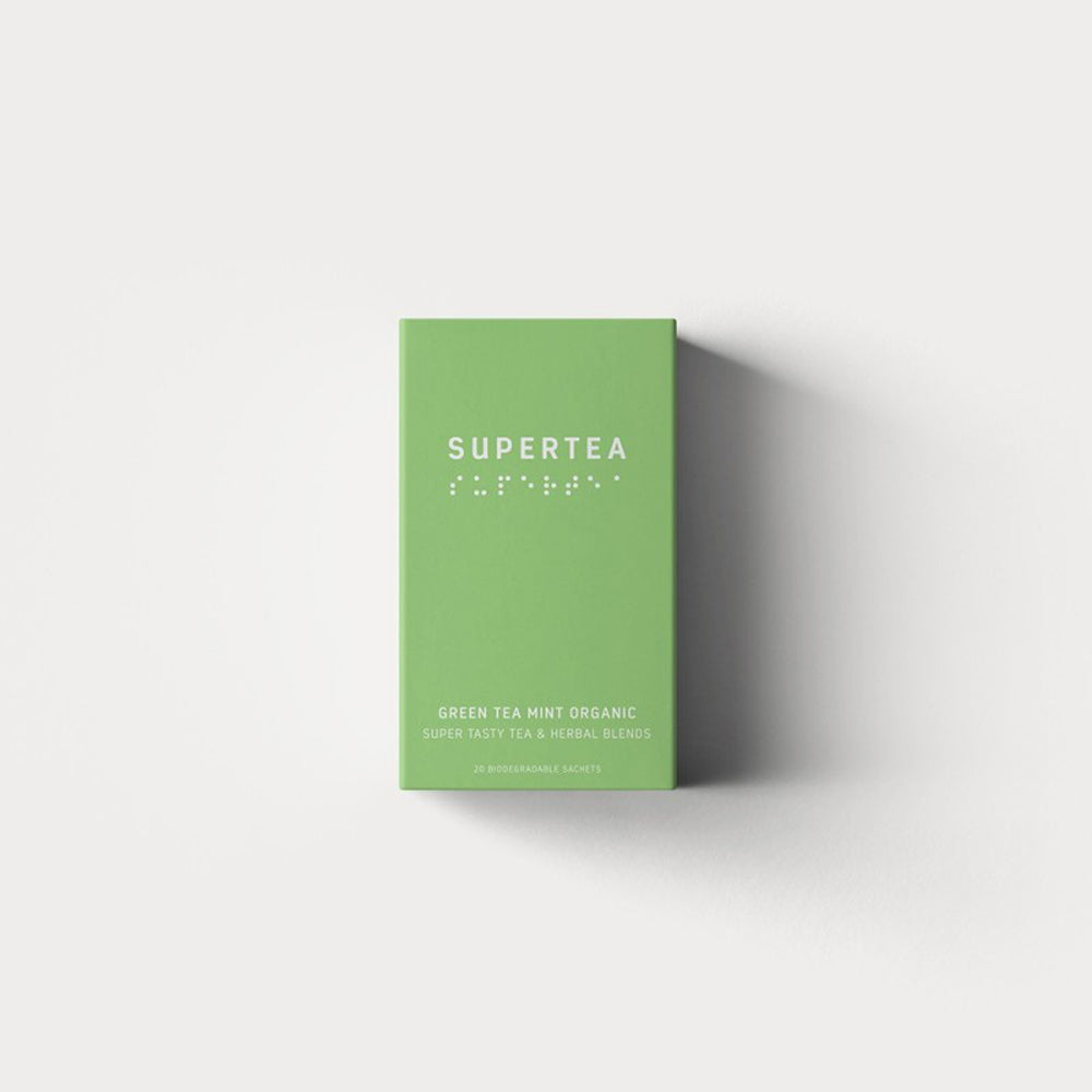 Supertea, Green tea mint organic - 20 stk - brev te
